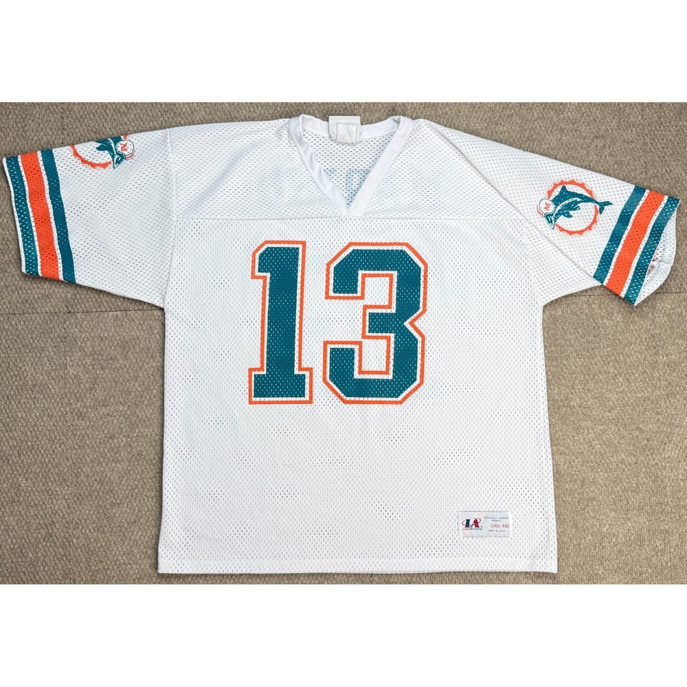 Logo Athletic Vintage NFL Miami Dolphins #13‎ Dan Marino Football Jersey Size L